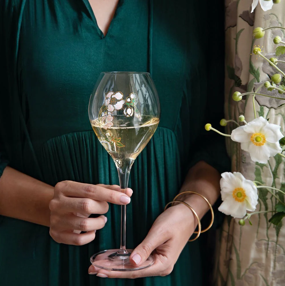 Le Verre Prestige Anémone Perrier-Jouët